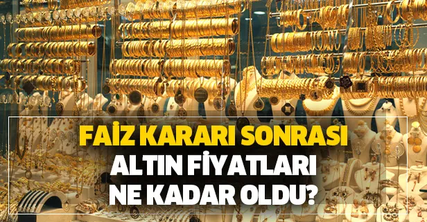 Altın fiyatları son dakika: Faiz kararı sonrası altın ne oldu? 16 Ocak gram, çeyrek, yarım tam altın fiyatları-1
