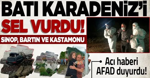 Batı Karadeniz’de sel felaketi! İşte son durum...