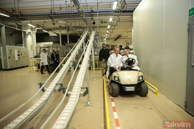 BaÅkan ErdoÄan EskiÅehir'de ETİ Fabrikası'nı ziyaret etti