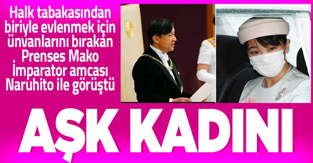 Japon Prenses Mako evliliği öncesi, İmparator amcası Naruhito'ya bilgi verdi