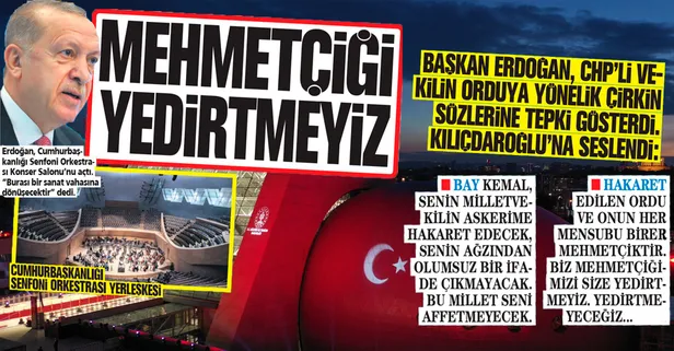 Başkan Erdoğan, CHP’ye net mesaj: Mehmetçiği yedirtmeyiz