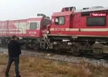Sivas'ta trenler çarpıştı, yaralılar var