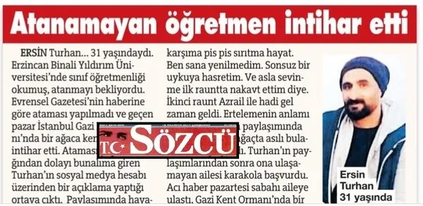 Sözcü'nün atanamayan öğretmen yalanı ortaya çıktı!-1