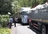 Tunceli'de iki TIR kafa kafaya çarpıştı