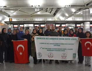 Çamlıca Kız Anadolu İmam Hatip Lisesi öğrencileri Türkiye'yi Çin'de temsil etti!!