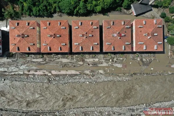 SON DAKİKA: Selin vurduğu Kastamonu Bozkurt ve Abana Sahili havadan görüntülendi - 11