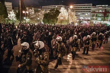 Yunanistan’da ortalık karıştı: Atina sokakları savaş alanı!