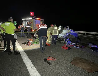 İstanbul-İzmir yolunda korkunç kaza