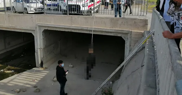 İstanbul Sancaktepe'de demir korkuluklara asılı erkek cesedi bulundu