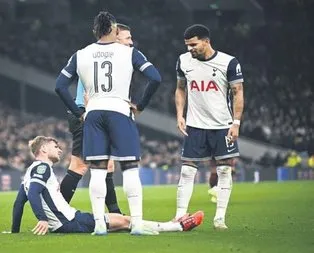 Tottenham’da sakatlık şoku