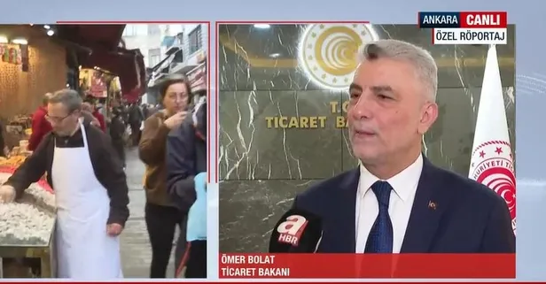 Ticaret Bakanı Ömer Bolat'tan A Haber'de "boykot" tepkisi: Millet tuzağı bozdu