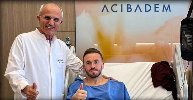 Trabzonspor'un sakatlanan yıldızı Edin Vişça ameliyat oldu