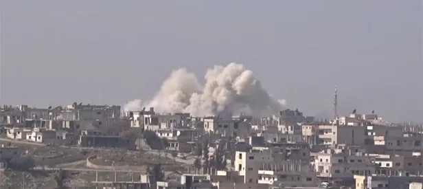 Katil Esed yine varil bombasıyla saldırdı