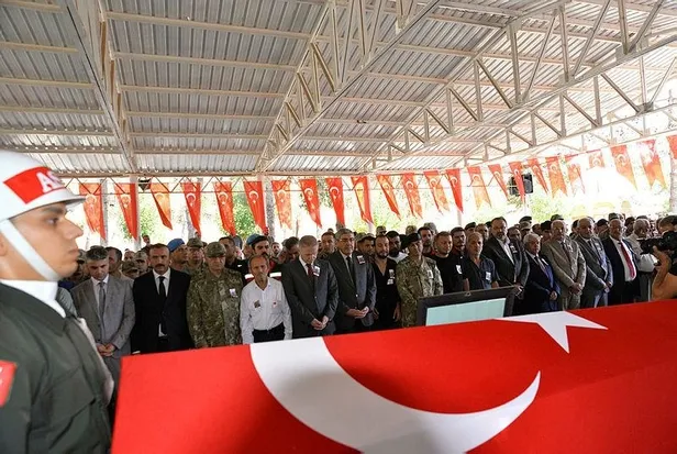 Başkan Erdoğan, şehit İsmet Aybek'in ailesine başsağlığı mesajı gönderdi-1