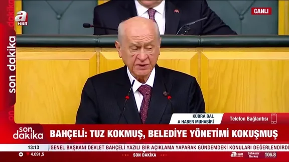 Devlet Bahçeli: İBB'de korkunç bir rüşvet ağı kurulmuş