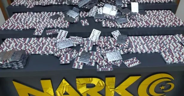16 bin adet uyuşturucu hap ele geçirildi