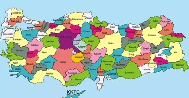 Türkiye haritası 81 il plaka kodu! V, G, H harflerinin olduğu kaç şehir var? Kim Milyoner Olmak İster son bölüm 1 milyon liralık soru cevabı nedir?