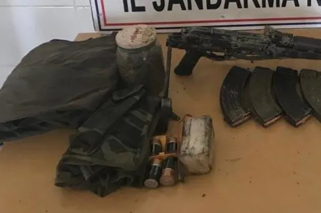 PKK'nın silah ve mühimmatı ele geçirildi