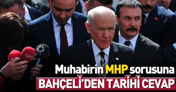 Devlet Bahceli Cumhur Ittifaki Na Oy Verdim Takvim
