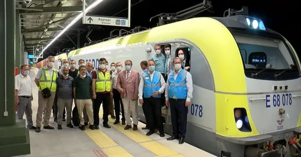 Marmaray’dan 100’üncü yük treni Avrupa’ya geçiş yaptı