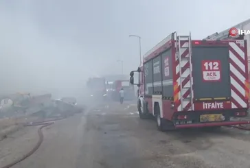 Ankara Mamak'ta yangın!