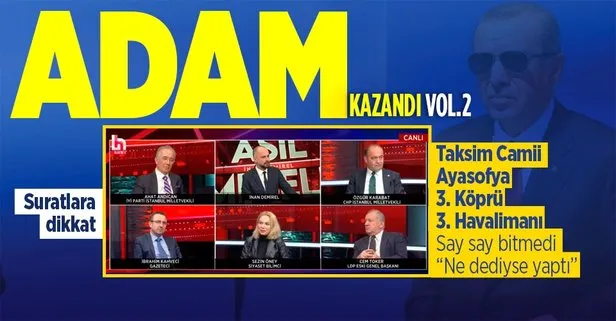 Cem Toker, CHP’nin kanalı Halk TV’de Başkan Erdoğan’ın imza attığı projeleri saydı: Adam yaptı