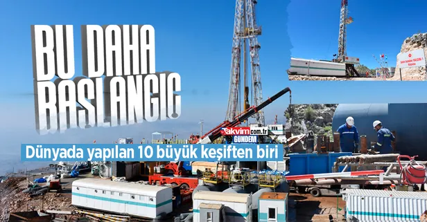 Terörden temizlenen Gabar Dağı'nda yeni petrol rezervi keşfedilen kuyuda çalışmalar tam gaz devam ediyor!