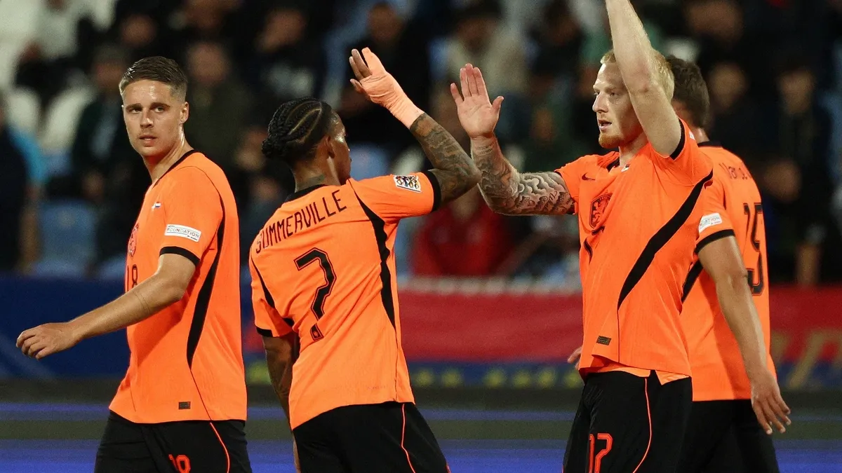 Mexx Meerdink golleriyle Hollanda'ya 3 puan