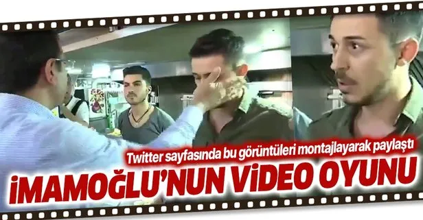 Esnaf ziyaretinde vatandaşı aşağılayan Ekrem İmamoğlu’nun sosyal medyadaki video oyunu