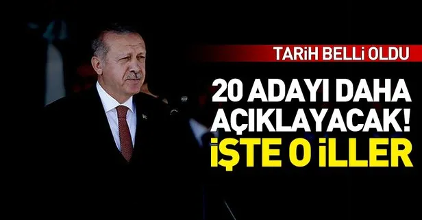 Son dakika: Başkan Erdoğan’ın 20 ilin belediye başkan adayını açıklayacağı tarih belli oldu