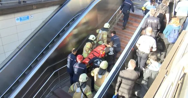 Son dakika: 4. Levent metrosunda intihar girişimi!