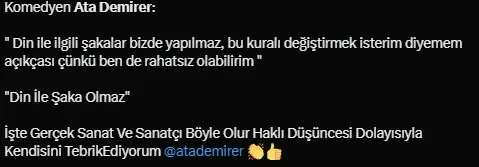 1783106879397.jpeg Ata Demirer'in yıllar önceki açıklaması gündemde: "Dinle ilgili şakalar bizde yapılmaz"-6