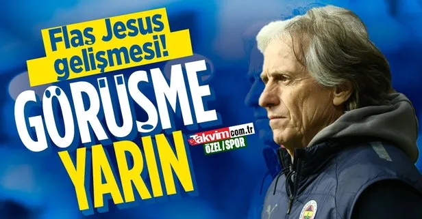 ÖZEL HABER | Fenerbahçe’de flaş Jorge Jesus gelişmesi! Yarın görüşülecek