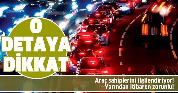 Araç sahiplerini ilgilendiriyor! Yarın başlıyor! Kış lastiğinde o detaya dikkat!