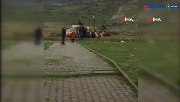 Oy pusulaları askeri helikopterle taşındı