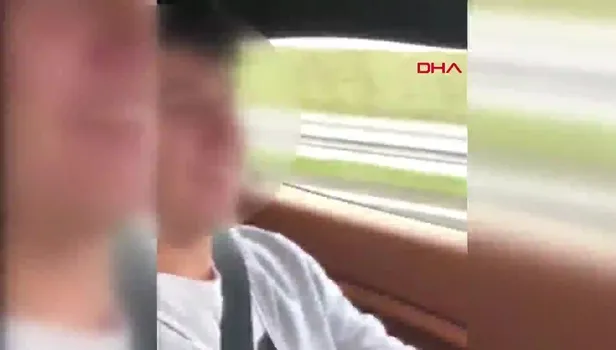 Özcan Deniz'in ehliyetsiz yeğeninden lüks otomobille hız denemesi