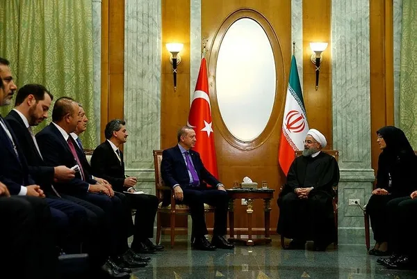 Cumhurbaşkanı Erdoğan, Ruhani ile görüştü-2