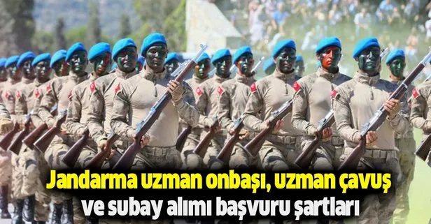 Jandarma uzman onbaşı, uzman çavuş ve subay alımı ne zaman?