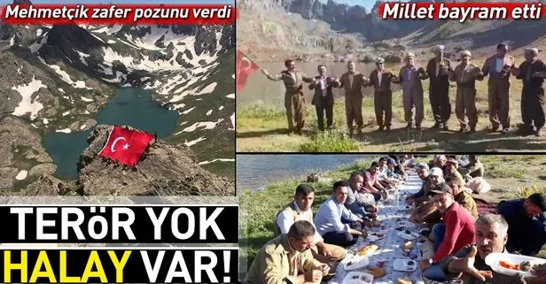 PKK’dan temizlenen İkiyaka Dağları’nda halay keyfi