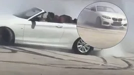 Burdur’da düğün konvoyunda drift terörü! Magandaya ceza yağdı