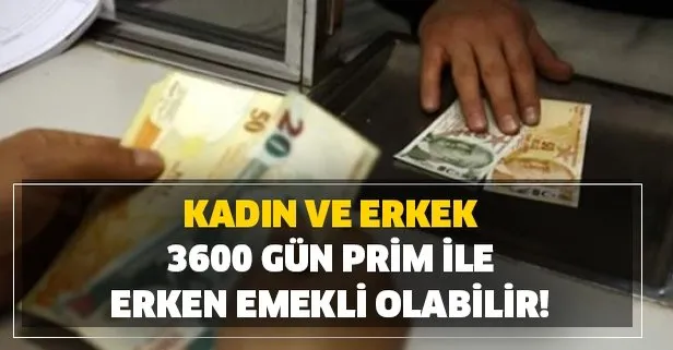 prim ile erken emekli olabilir