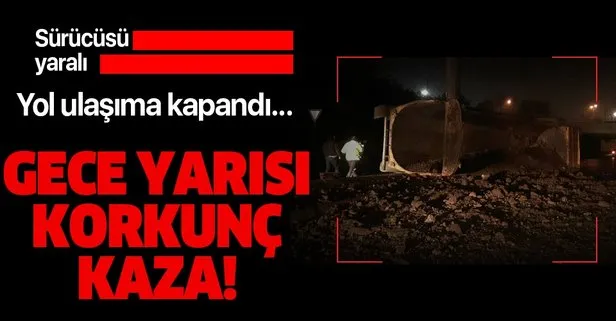 Gece yarısı korkunç kaza!