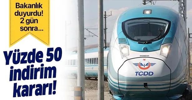 Ulaştırma ve Altyapı Bakanlığı’ndan son dakika açıklaması! Tren bileti ve kargo ücretlerinde indirim yapılacak