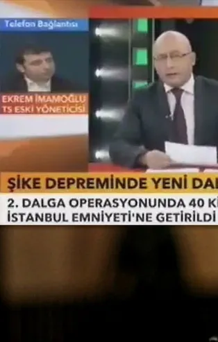 CHP'li Ekrem İmamoğlu'ndan FETÖ'nün şike kumpasına canlı yayında destek