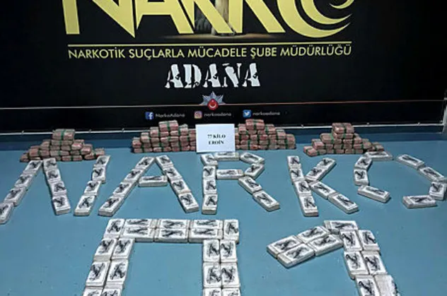 TIR’da 77 kilogram eroin ele geçirildi