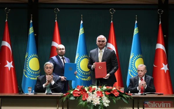 Türkiye ile Kazakistan arasında yeni dönem! İlişkiler "geliştirilmiş stratejik ortaklık" düzeyine yükseltildi: İşte o bildiri - 1