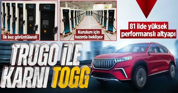 Türkiye’nin yerli otomobili Togg’un şarj cihazları ilk kez ortaya çıktı! 180 kW gücünde, kurulum için hazır...