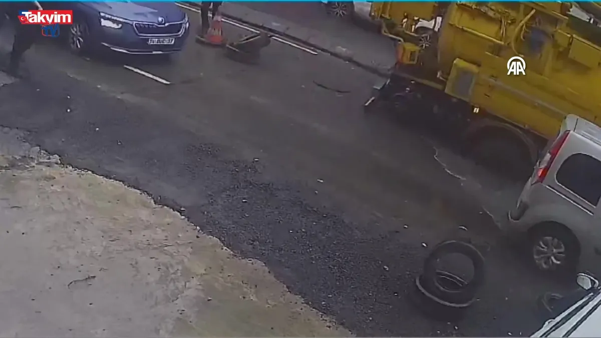 Güngörenlinin yol çilesi! Yine çöktü!