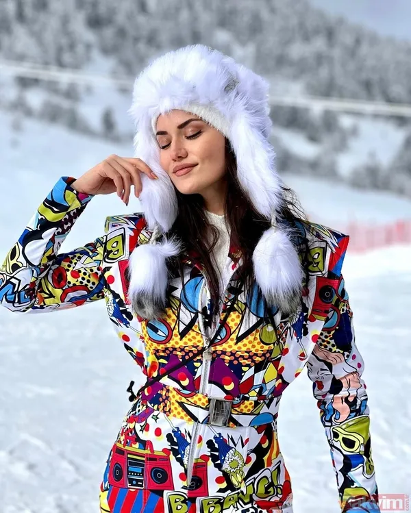 Fahriye Evcen kar pozlarını paylaştı Yeşilçam efsanesi Filiz Akın kayıtsız kalamadı "Karlarda kraliçe var" Burak Özçivit'in güzeller güzeli eşi... - 5