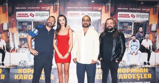 Koparan Kardeşler filminin galasında kahkaha dolu anlar!